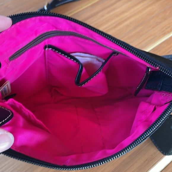 Dooney and Bourke nylon mini crossbody bag with leather strap - Picture 4 of 8